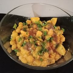 Cholay chaat A picture of Cholay chaat.