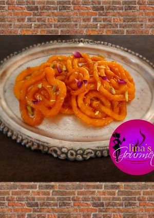 A picture of Instant Mango Jalebi.