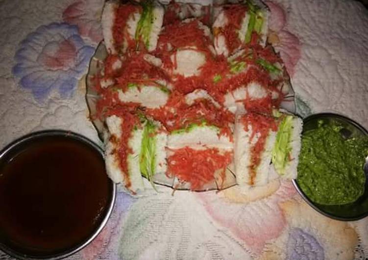 Recipe of Quick Vegetable sandwich