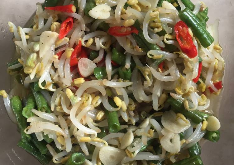 Tumis Toge Kacang Panjang