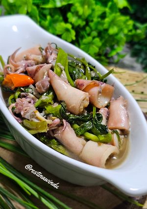 Foto resep Tumis Kangkung Cumi Asin