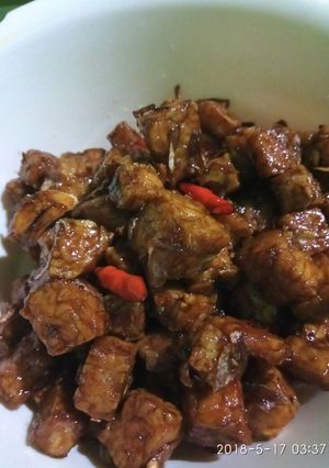 Foto resep Orek Tempe Basah Saos Tiram