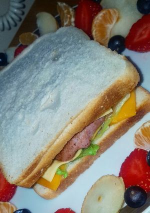O poză a rețetei Sandwich sănătos.
