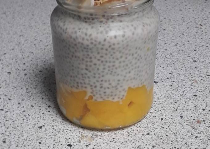 Pudding de chia a la mangue