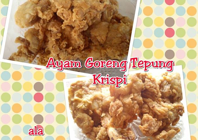 Ayam Goreng Tepung Krispi Simpel (No Telur, No BP, No MSG)