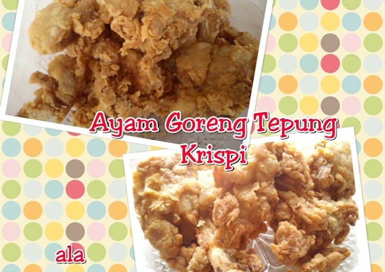 Ayam Goreng Tepung Krispi Simpel (No Telur, No BP, No MSG)