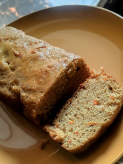 A picture of Eggless Carrot Cake.
