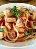 Spaghetti allo Spada e Melanzane