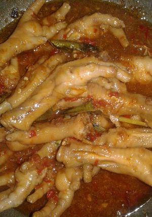 Foto resep Ceker pedas manjah 😁