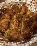 Шашлык из свинины в духовке на луковой подушке