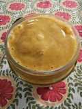 Pudín de mango colado (vegano)