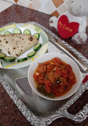 A picture of Gajer ki sabzi.