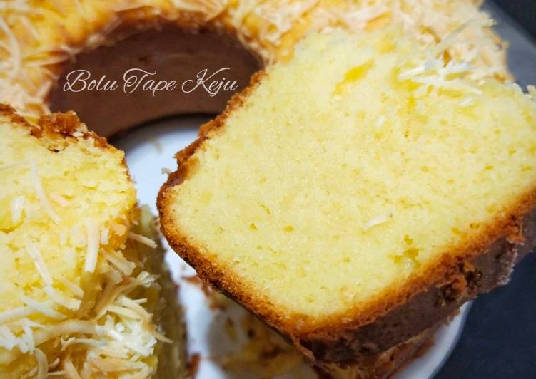 Resep Bolu Tape Keju Anti Gagal