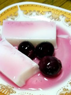 Foto resep Puding susu saus manisan Anggur