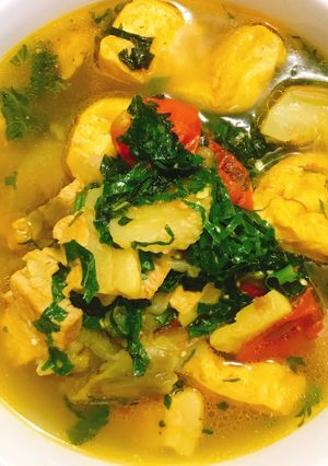 Hình của món Canh cà bung.
