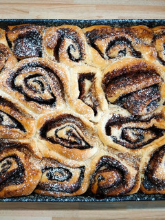 Tepsis kakaós csiga recept fotója