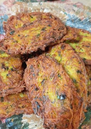 عکسی از دستور کتلت سبزیجات بدون گوشت🤗