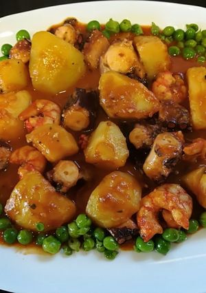 Foto principal de Marmitako de pulpo y gambas