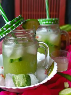 কিউকাম্বার কুলার (cucumber cooler recipe in Bengali) রেসিপির প্রধান ছবি