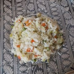 A picture of Garlic Vegetable Rice.