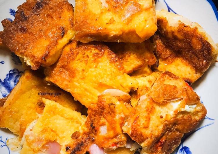 Recipe: Perfect Cubed French Toast This is A Recipe That Has Been Tested  From Best My Grandma's Recipe !!