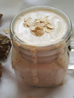 A picture of Passion Banana Oats Smoothie.