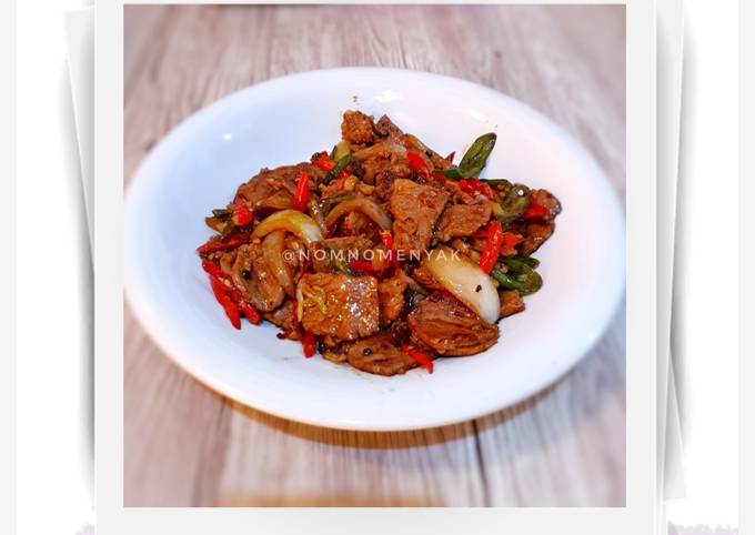 Beef Black Pepper (Sapi Lada Hitam)