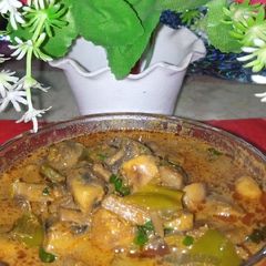 A picture of Chatpata Mushroom Masala.
