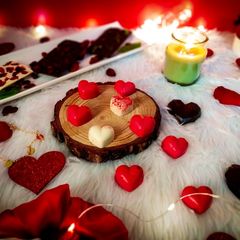 A picture of Assorted Heart chocolates.
