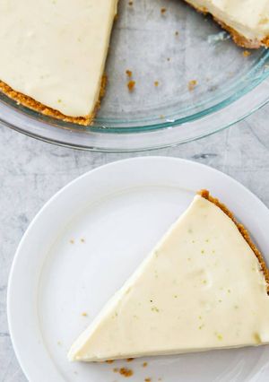 Una foto de Key Lime Pie. Si me.invitas a un asadito, yo te llevo el postre!