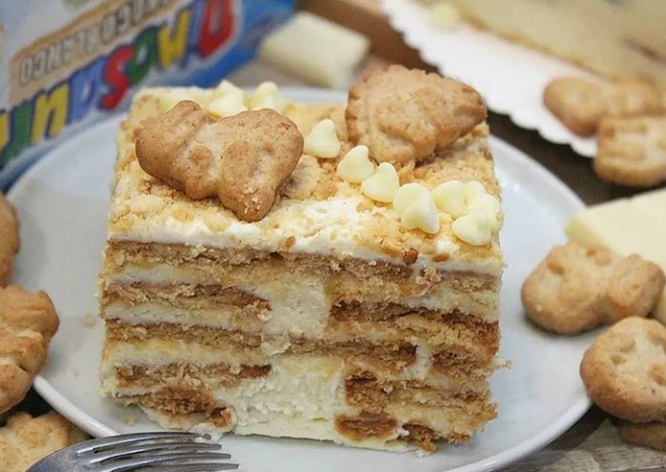 Tarta de la abuela con galletas Dinosaurus 🦕🦖