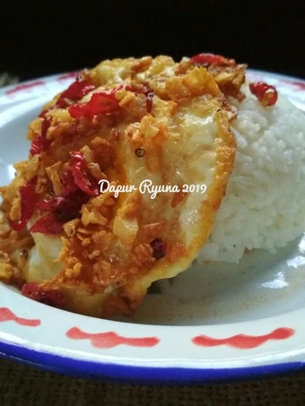 Langkah Gampang Membuat Resep Nasi Telur Viral aka Nasi Telur Ceplok Kecap Asin Pontianak yang Uenak Anti Ribet, Lezat Sekali