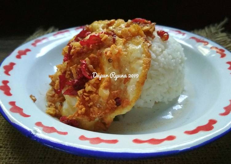 Nasi Telur Viral aka Nasi Telur Ceplok Kecap Asin Pontianak