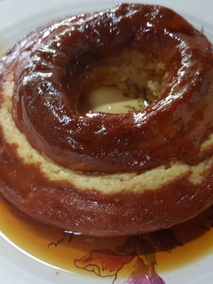 Una foto de Flan de yogur Ricota e higos