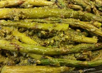 Easy Fast Cooking Pesto Roasted Asparagus Most Delicious Easy Fast Cooking Pesto Roasted Asparagus Most Delicious