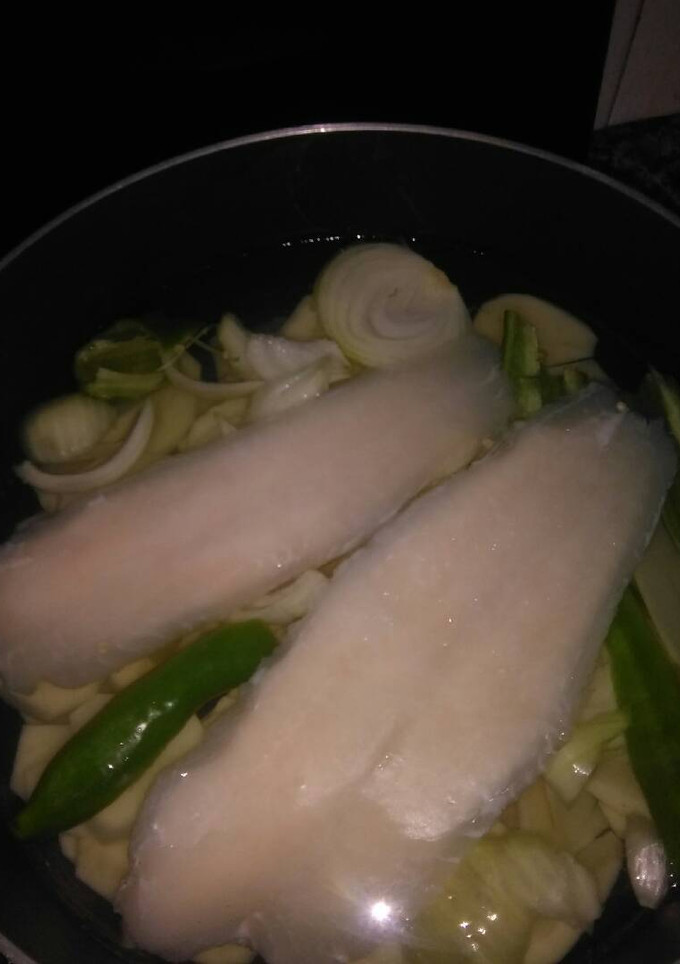 Una foto de Sopa de pescado casero