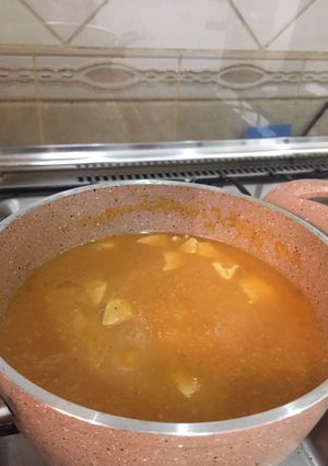 صورة لوصفة شوربة الشوفان بالدجاج