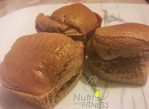 Una foto de Muffin de avena hiperproteico fit