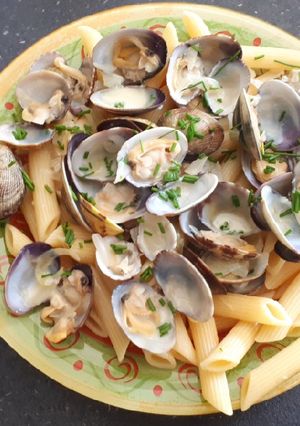 Une photo de Penne alle vongole