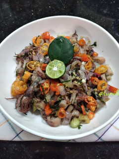 Foto resep 352. Cumi Asin Sambal Matah