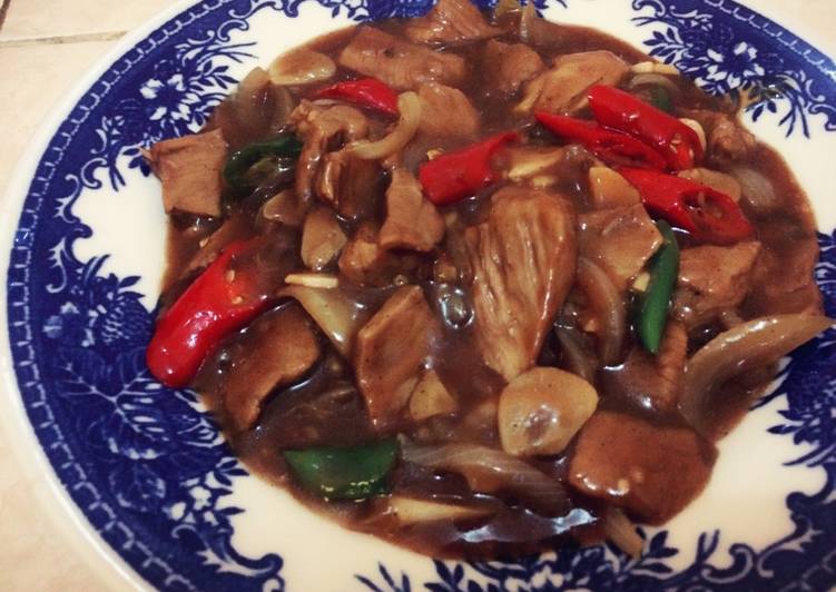 Sapi lada hitam simple