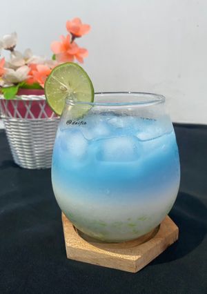 Foto resep Es Tape Bunga Telang 🪻
