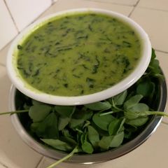A picture of Methi Sabzi.