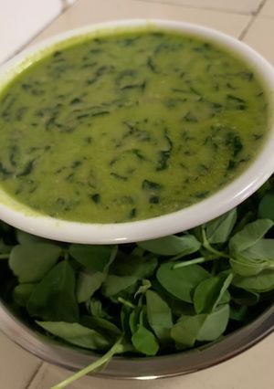 A picture of Methi Sabzi.