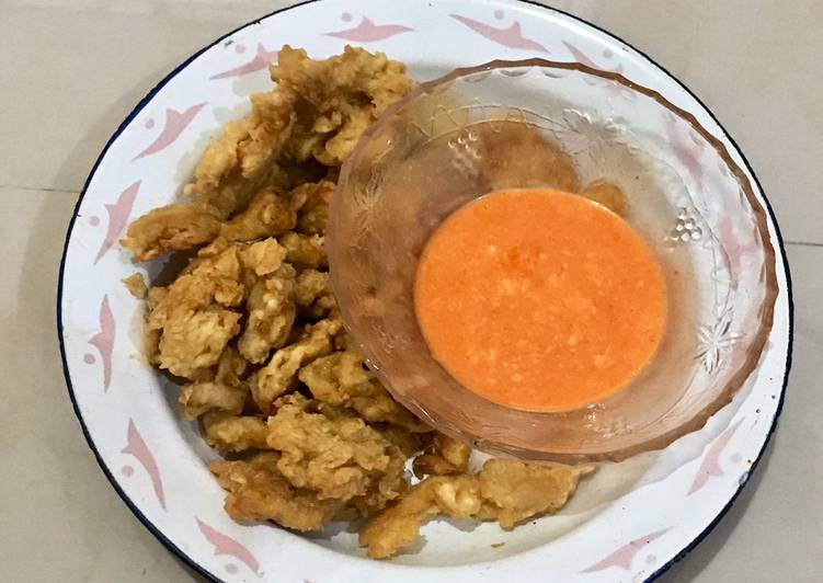 Resep Jamur crispy saus mayo pedas, Bisa Manjain Lidah