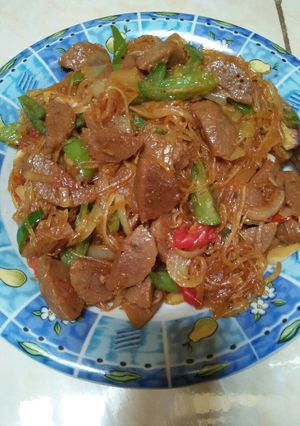 Foto resep Soun goreng bakso sapi