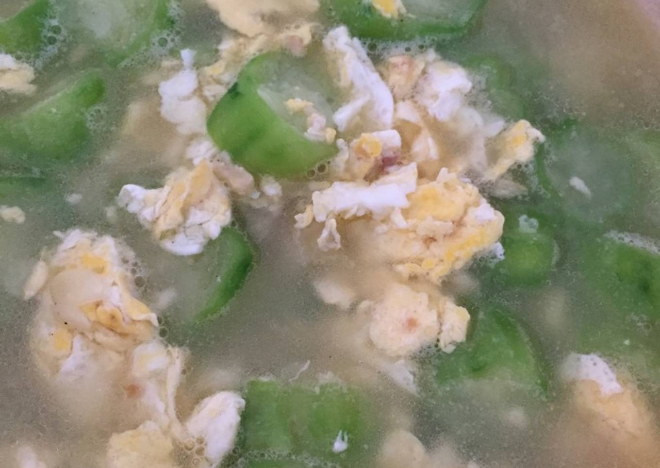 #3 Oyong (gambas) telur