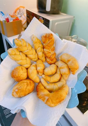 Hình của món Bánh mì ăn dặm.