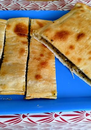 Una foto de Hojaldre Relleno de Mermelada de Kiwi Casera o a Tu Gusto