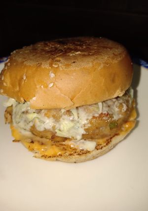 A picture of Chicken burger.